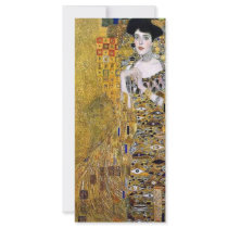 Adele Bloch-Bauers stående av Gustav Klimt Anpassade Ställkort