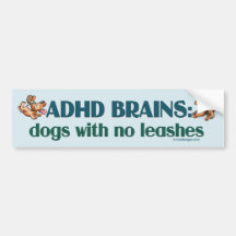 ADHD-HJÄRNOR BILDEKALER