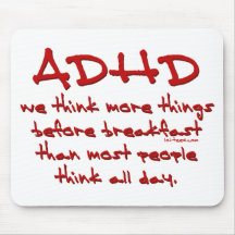 ADHD-tänka mer Mus Mattor