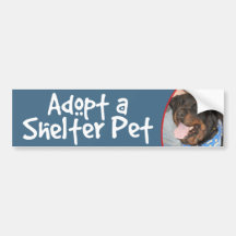 Adoptera ett skyddhusdjur Rottweiler Bildekaler
