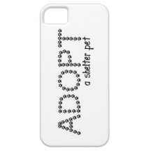Adoptera tassar för ett skyddhusdjur iPhone 5 Case-Mate skal