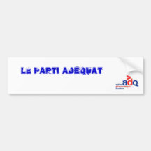 adq logo, le parti Adéquat Autocollant Pour Voiture