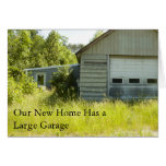Adressändringkort: Stort garage