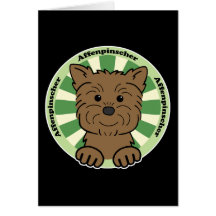 Affenpinscher Hälsningskort