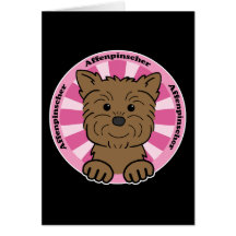 Affenpinscher Hälsningskort