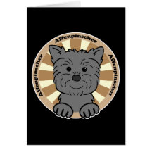 Affenpinscher Hälsningskort