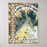 Affisch 1897 för 1896 NOEL Alphonse Maria Mucha