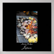 Affisch av den japanska grillfesten
