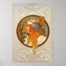 Affisch för Alphonse Mucha ~-Byzantine