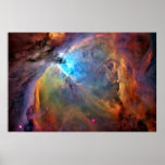 Affisch för galax för Orion Nebulautrymme
