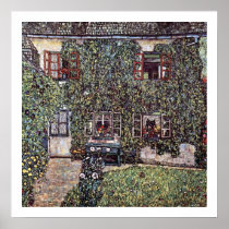 Affisch för hus för Gustav Klimt ~-sten