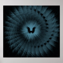 Affisch för illusion för blåttängelNova