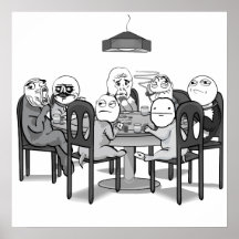 Affisch för pokerMeme hundar