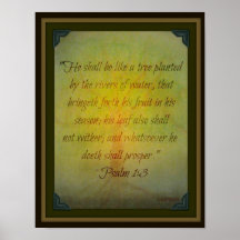 Affisch för Psalm1:3Scripture