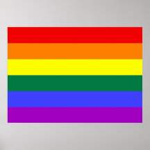 Affisch för regnbågeprideflagga