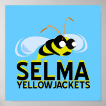 AFFISCH FÖR SELMA YELLOWJACKETS
