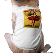 Affisch för vintagesells-Flotocirkus Hund Tee