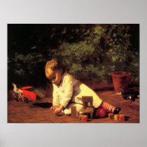 Affisch med Thomas Eakins målning