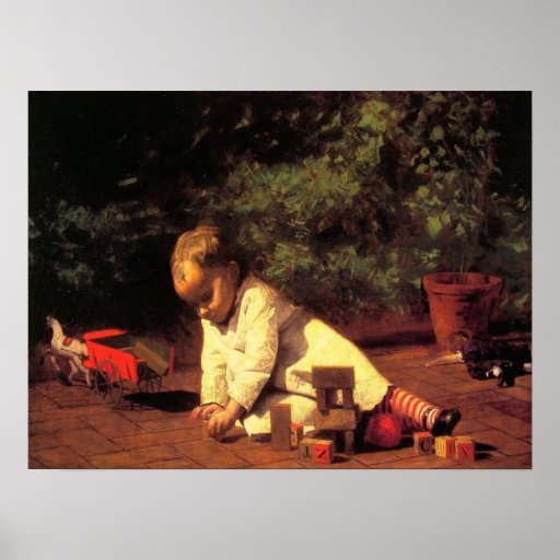 Affisch med Thomas Eakins målning