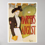 Affisch/Priint:  Harpers Augusti - Edward Penfield