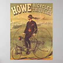 Affischen 1894 för trehjulingvintageadvertizing