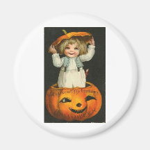 Affischer för klassiker för kort för vintageHallow Magneter