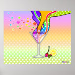 Affischer konsttryck, Maxxed popkonst Martini