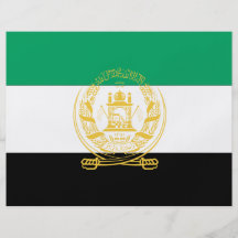 Afghanistan flagga custom flyer