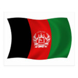 Afghanistan flaggavykort