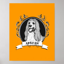 AFGHANSK HUND POSTERS