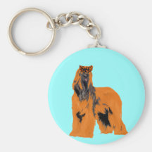 Afghansk hund Halloween Keychain Nyckel Ring
