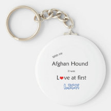 Afghansk hundaningdesign nyckelring