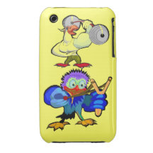 Africankoko anpassningsbarbjörnbär iPhone 3 cover