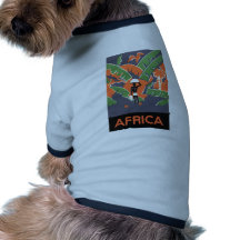 Afrika Hund Tee