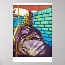 Afrika mona lisa affischer