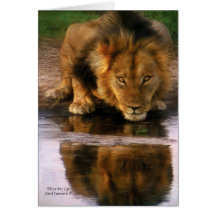 Afrikan - törsta för liv ArtCard Hälsnings Kort