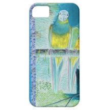 Afrikangrönt- och gultpapegoja iPhone 5 fodraler
