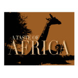 Afrikansk Themed partyinbjudanvykort