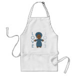 Afrikanska Paperdoll Förkläden