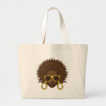 Afro- coola tote bags