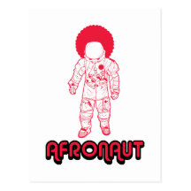 Afronaut Vykort