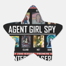 AGENTFLICKASPION KLISTERMÄRKE