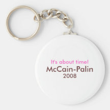 "Äger rum det om tid!", McCain-Palin 2008 Nyckelring