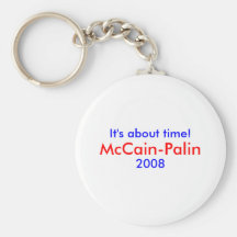 "Äger rum det om tid!", McCain-Palin 2008 Nyckelring
