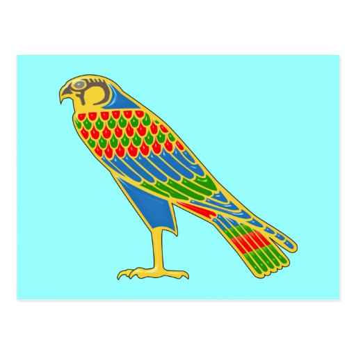 Ägypten Falke egypt falcon Postkarte