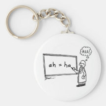 Aha! Keychain Nyckel Ring