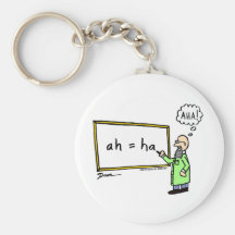 Aha! Tecknad Keychain Nyckelringar