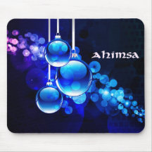 Ahimsa julprydnadar mus mattor