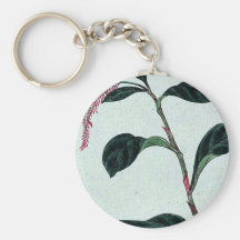Ai (indigoblått) Ukiyo-e. Nyckel Ring