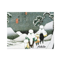 Aikidojapankampsport Canvasduk Med Gallerikvalitet